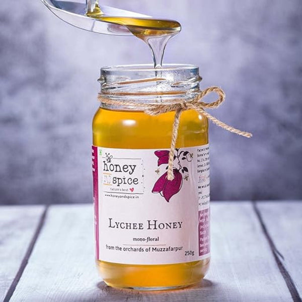Kashmiri Himalayan Honey(500 gms) &Lychee Honey(500 gms)