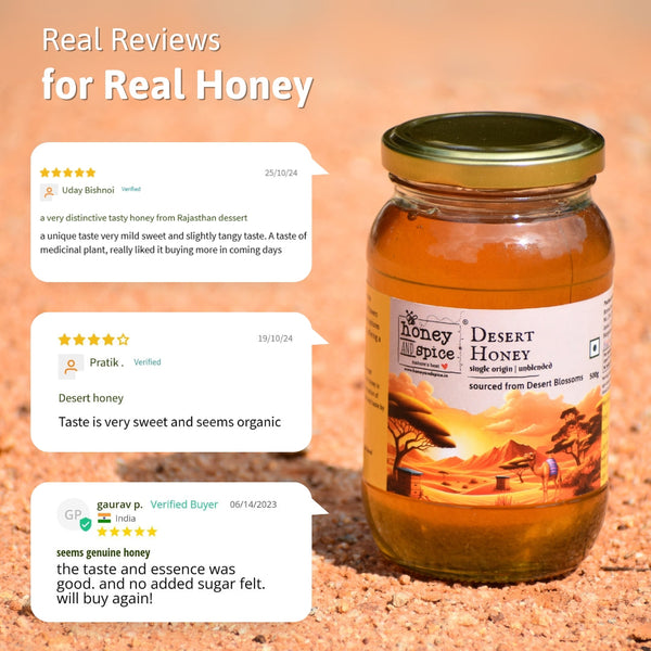 Desert Honey - Nectar from Khejri and Acacia trees